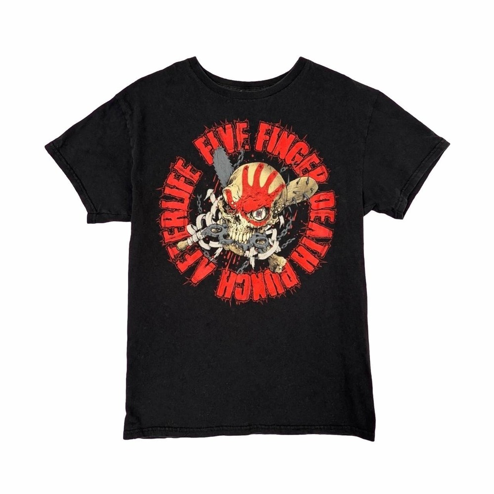 Five Finger Death Punch Afterlife Tour Shirt 2022 USA Concert Tee Skull Graphic